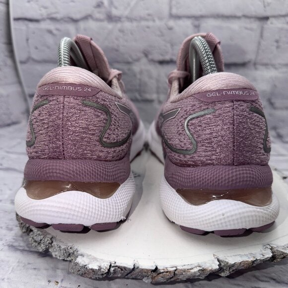Asics Womens Gel-Nimbus 24 1012B201 Pink Running Shoes Sneakers Size 9.5 - Picture 5 of 10